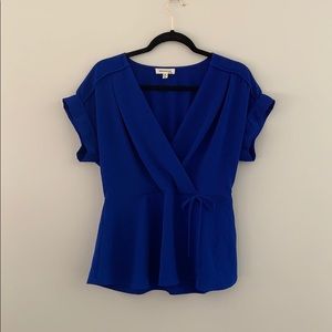 Royal Blue Blouse